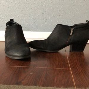 Franco Sarto boots ankle black leather 11